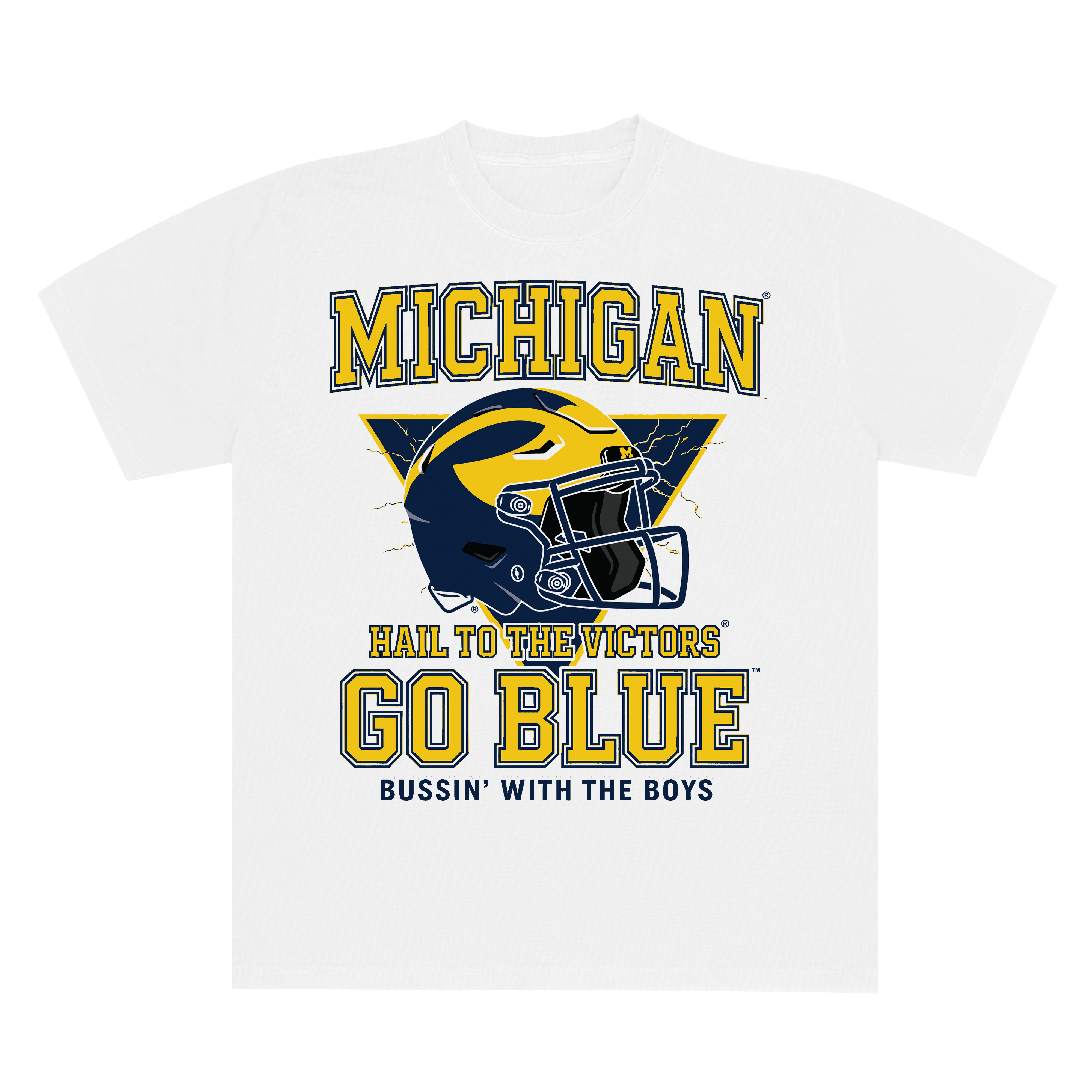 Bussin' x Michigan Helmet Tee