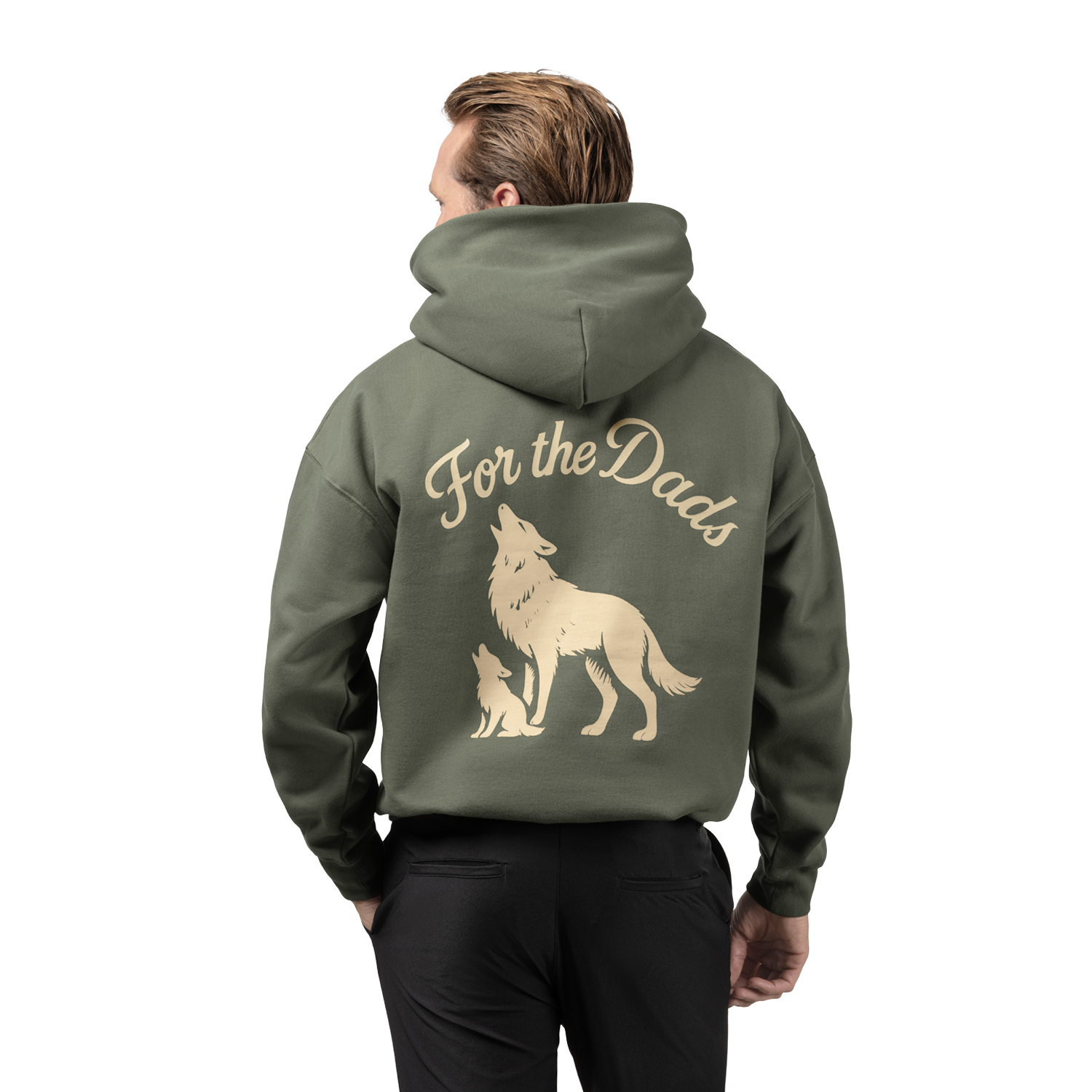 For the Dads Howling Hoodie