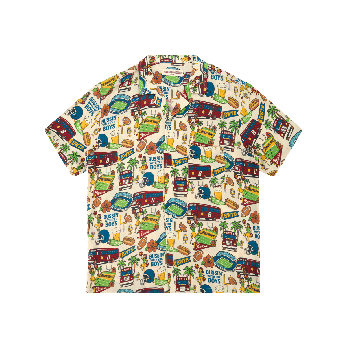 Bussin' Hawaiian Button Down
