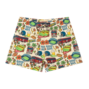 Bussin' Hawaiian Swim Trunks
