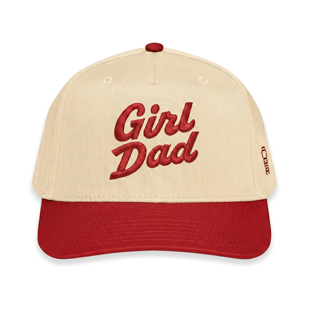 Dad Script Hat Girl Dad Retro Script Hat – BUSSIN WITH THE BOYS STORE