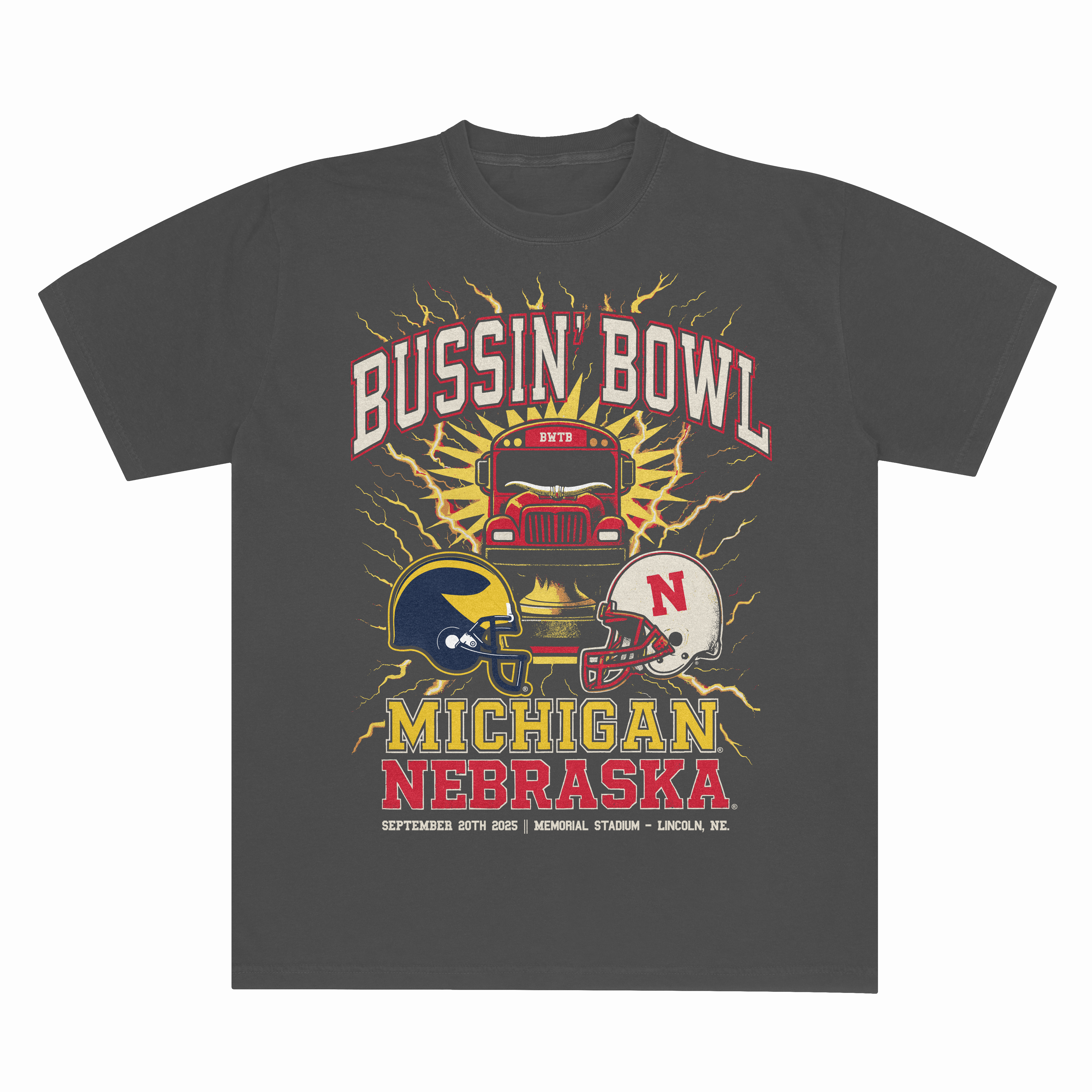 Bussin' Bowl Helmet Clash Tee