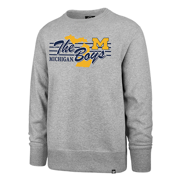 Michigan's The Boys x '47 Brand Classic Crewneck – BUSSIN WITH THE