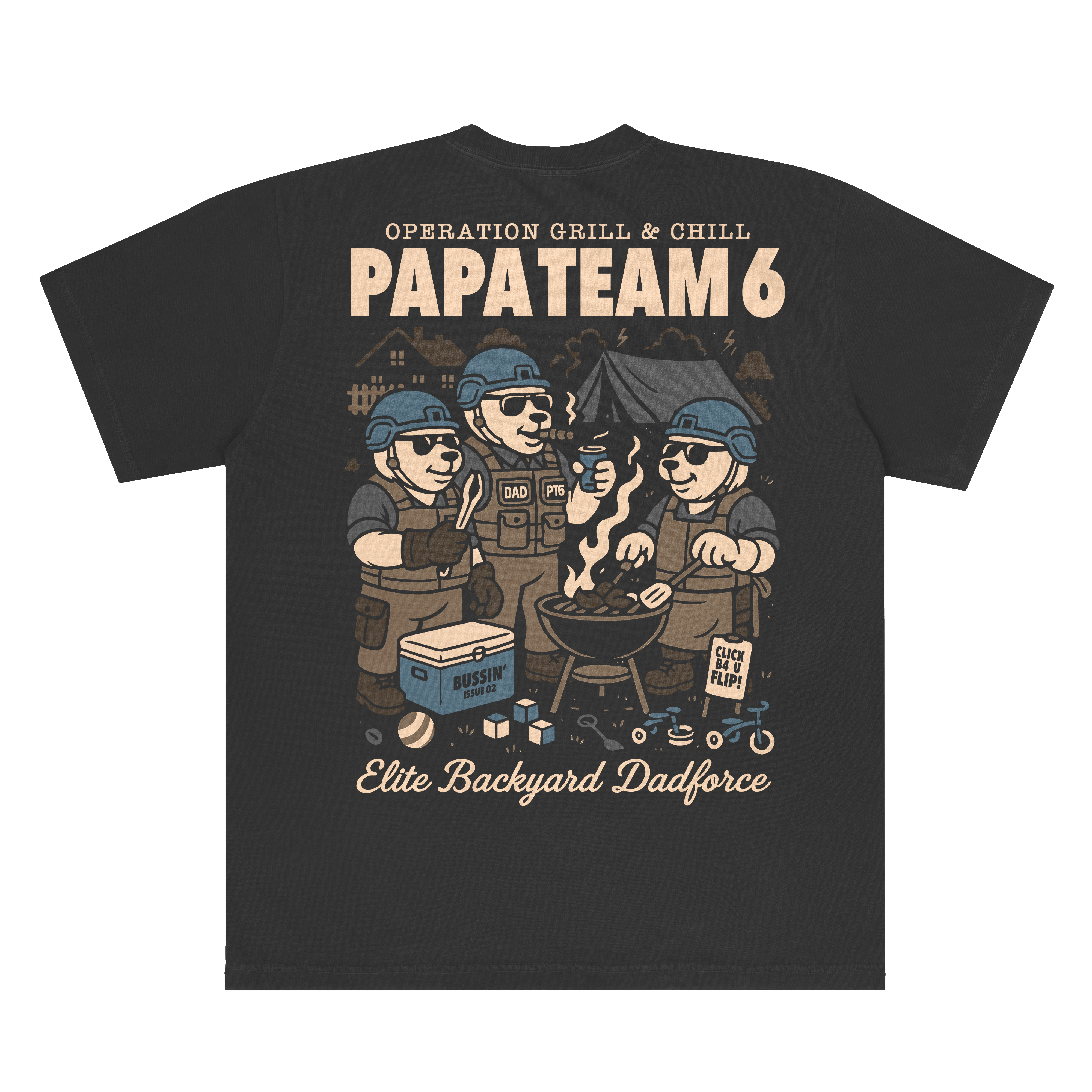 Papa Team 6 - Operation Grill & Chill Tee