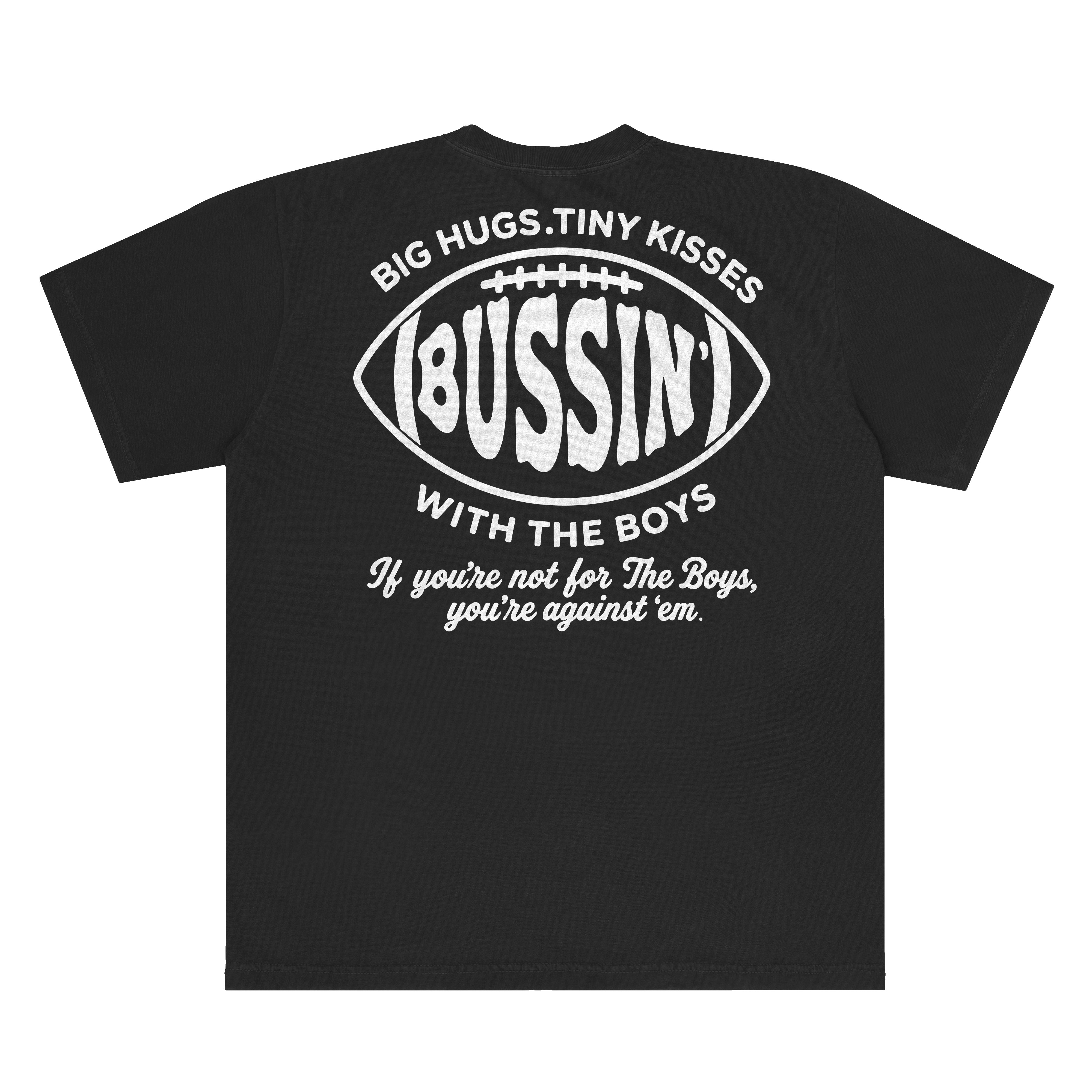 Bussin' Big Hugs Football Tee
