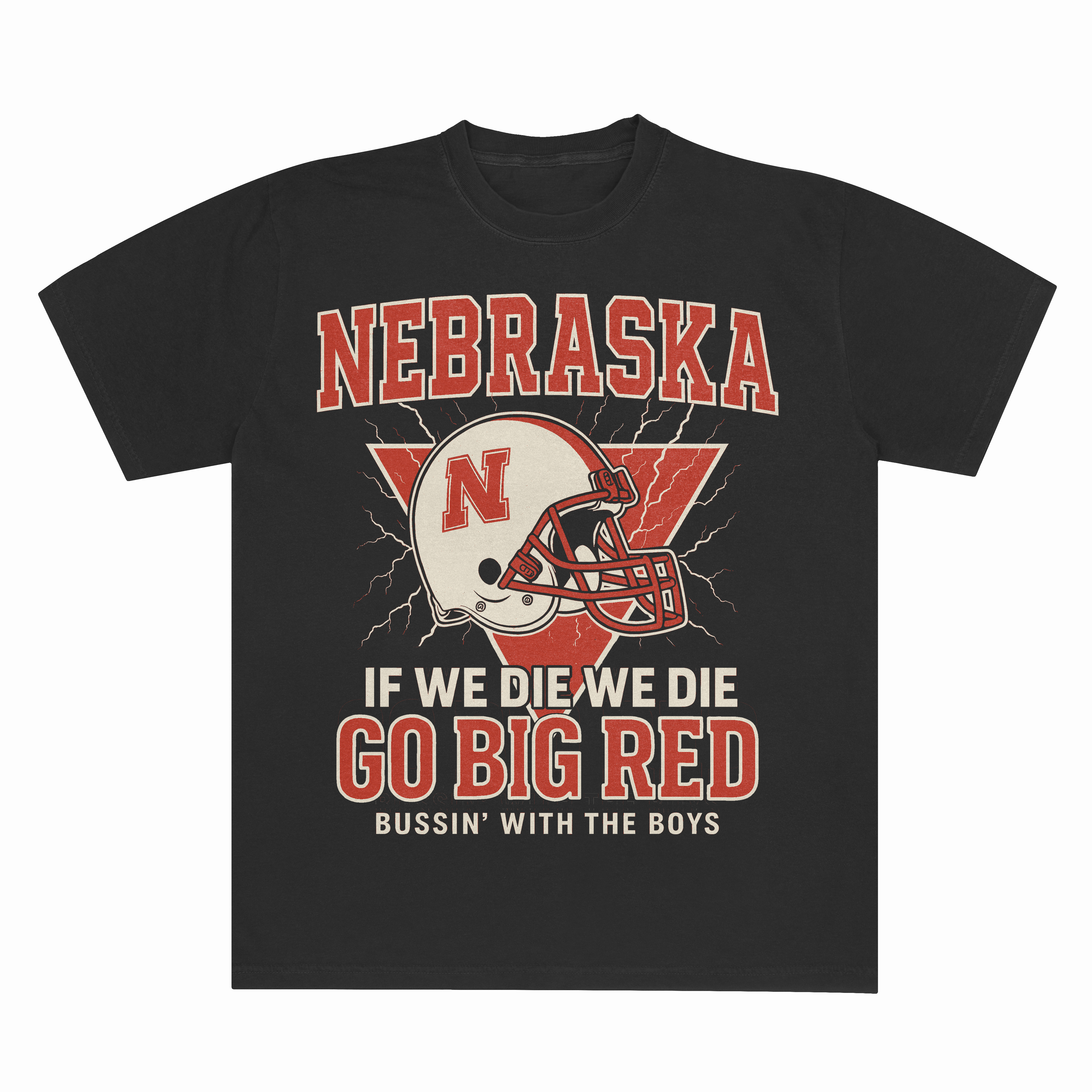 Bussin' x Nebraska Helmet Tee