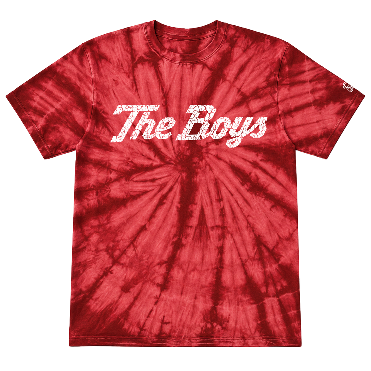 The Boys Tie Dye Script Tee