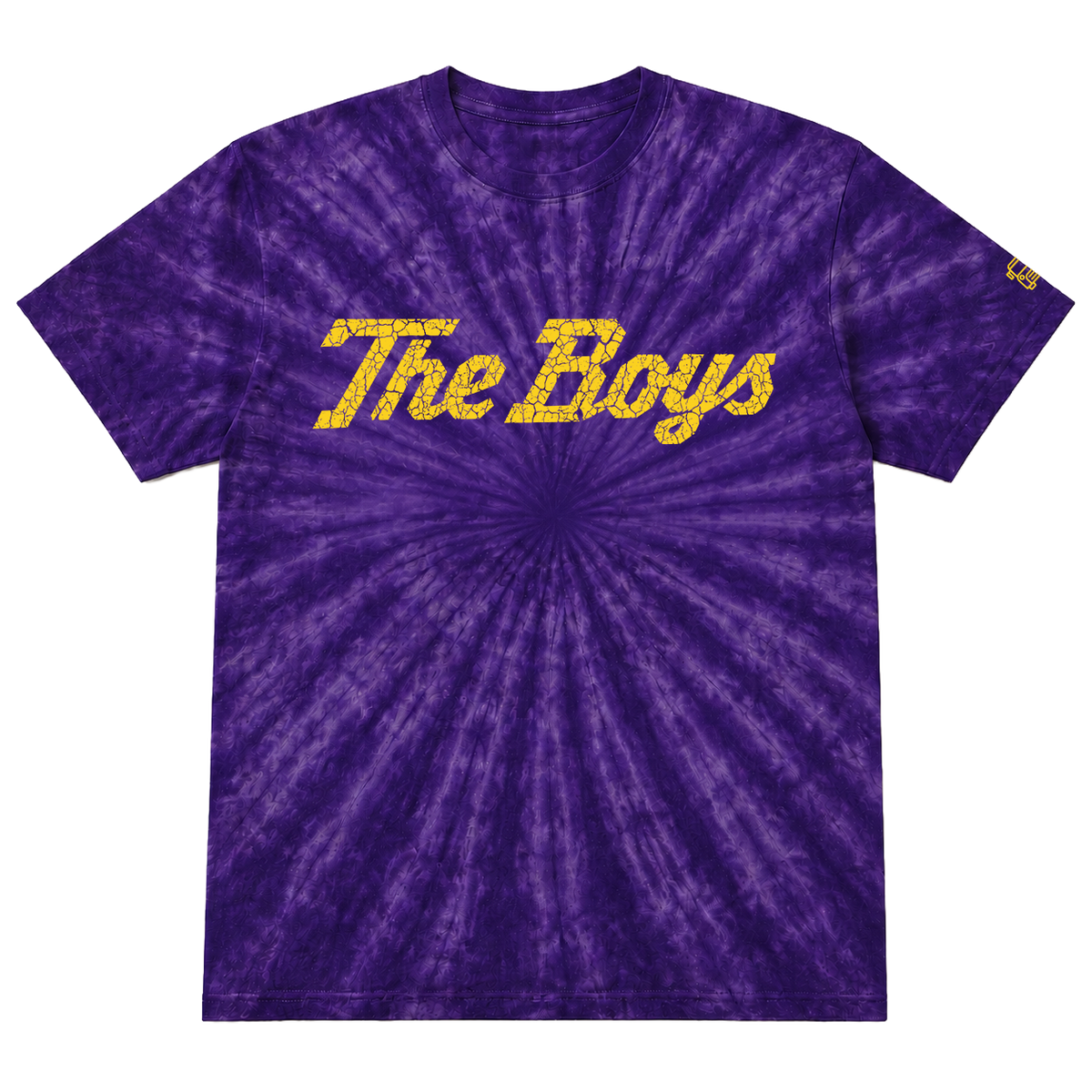 The Boys Tie Dye Script Tee