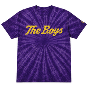 The Boys Tie Dye Script Tee