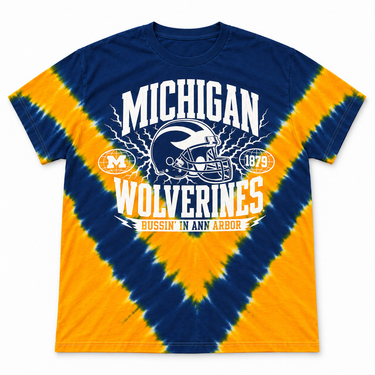 Bussin' x Michigan Tie Dye Tee