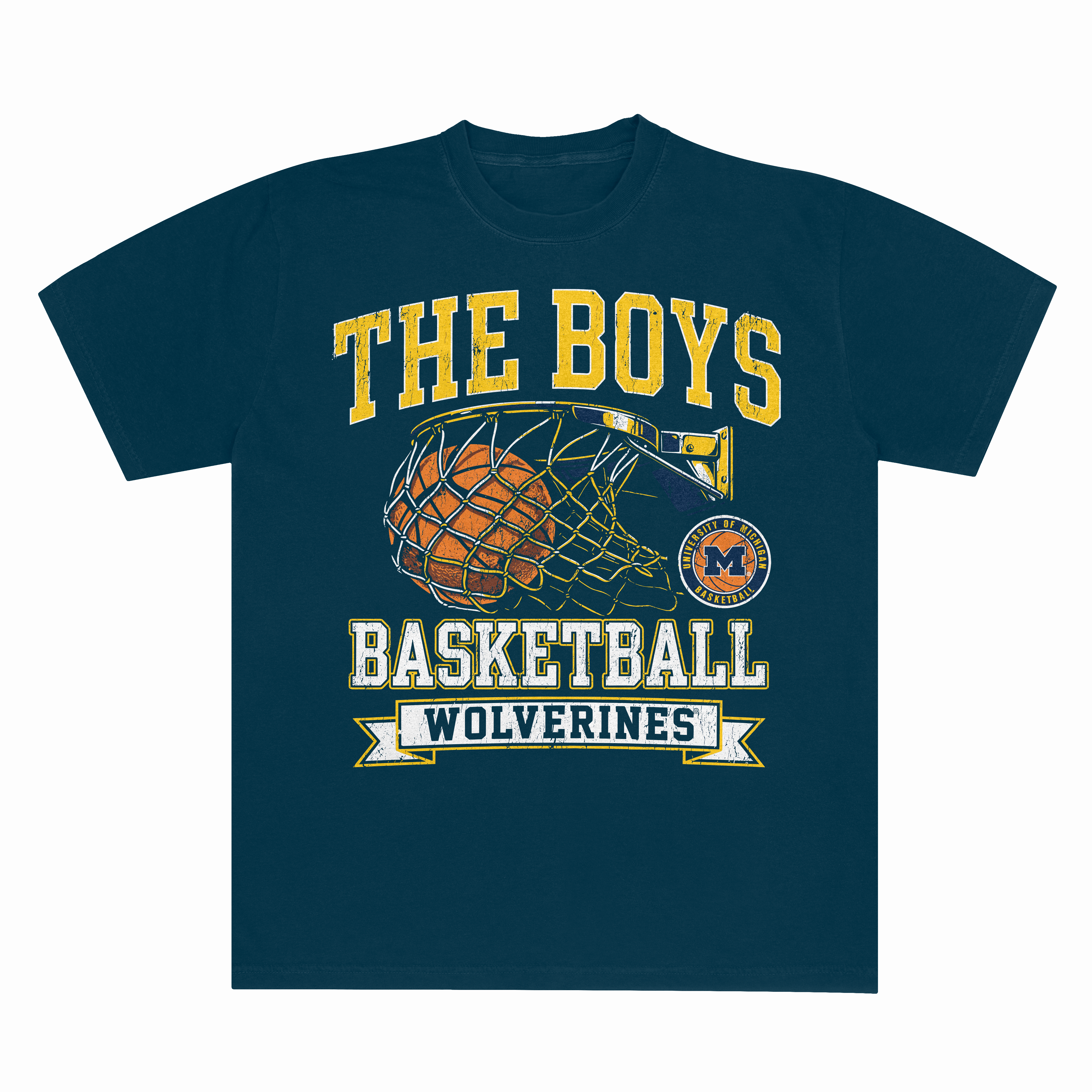 The Boys Basketball Wolverines Tee