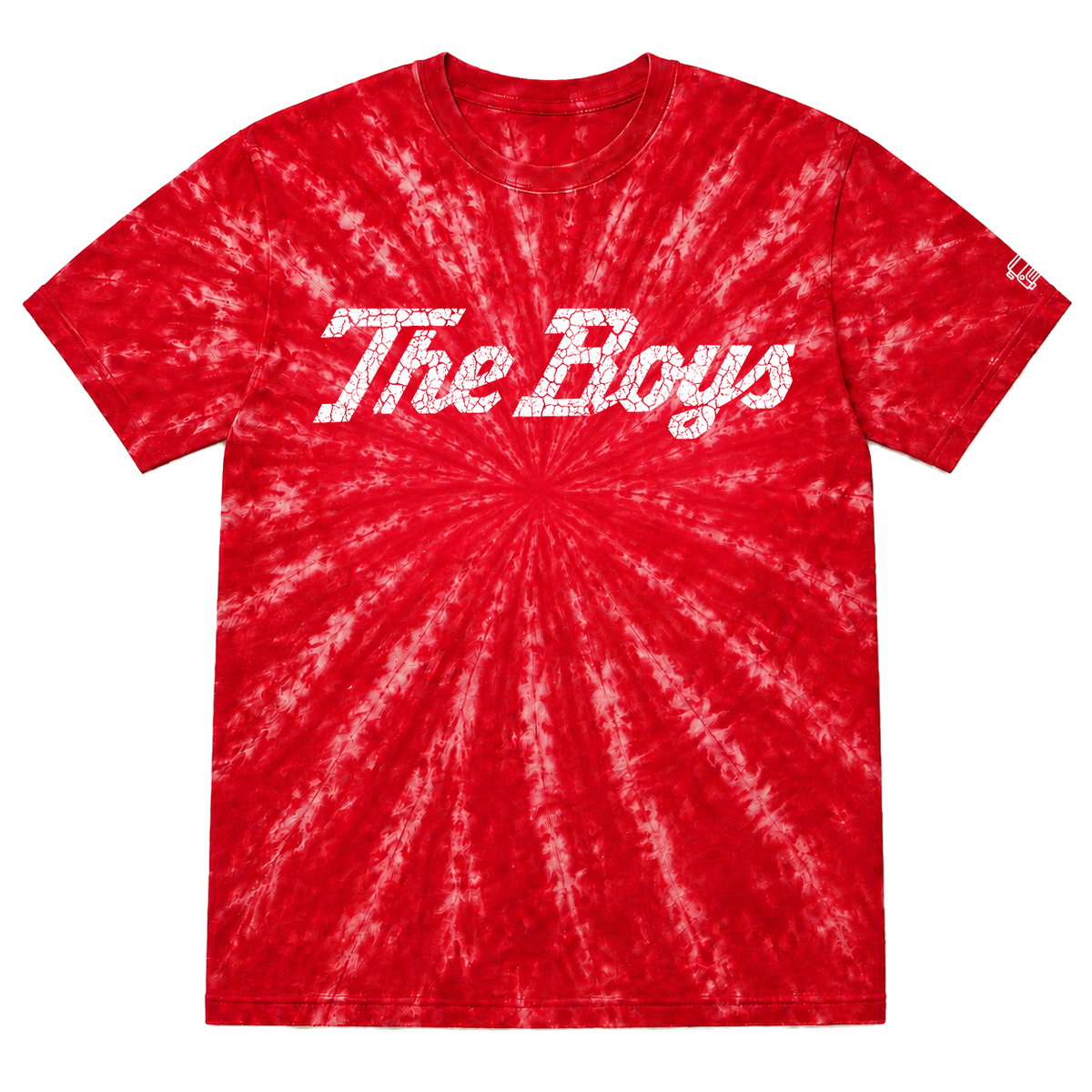 The Boys Tie Dye Script Tee