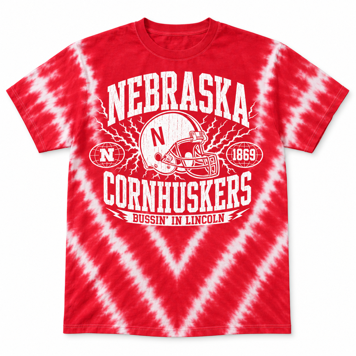 Bussin' x Nebraska Tie Dye Tee