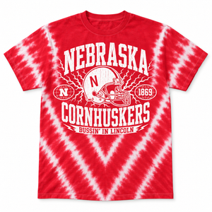 Bussin' x Nebraska Tie Dye Tee