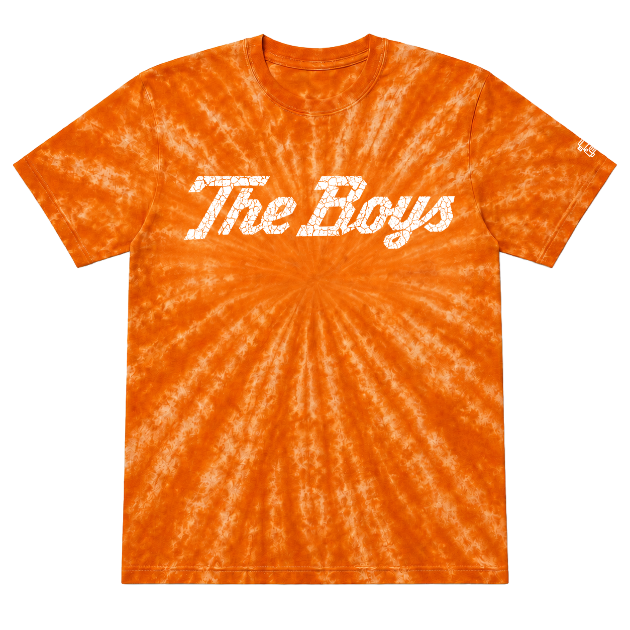 The Boys Tie Dye Script Tee