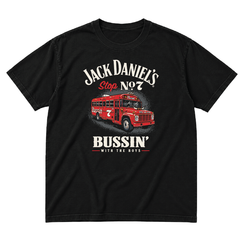 Jack Daniel's x Bussin with the Boys Bus Tee