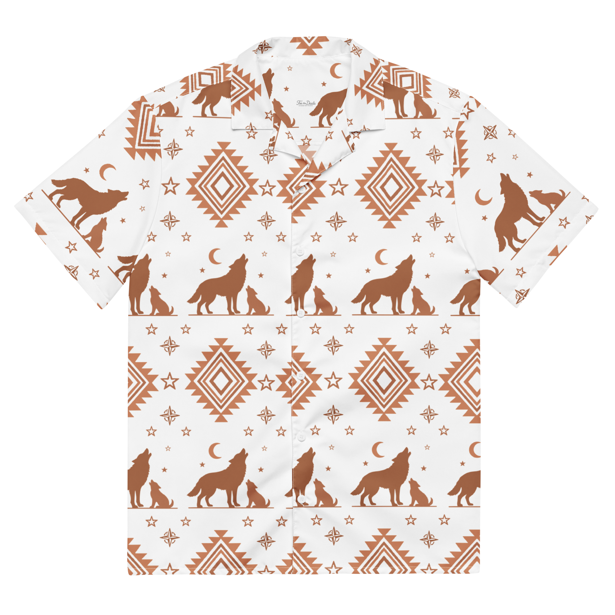 For the Dads Wolf Button Down