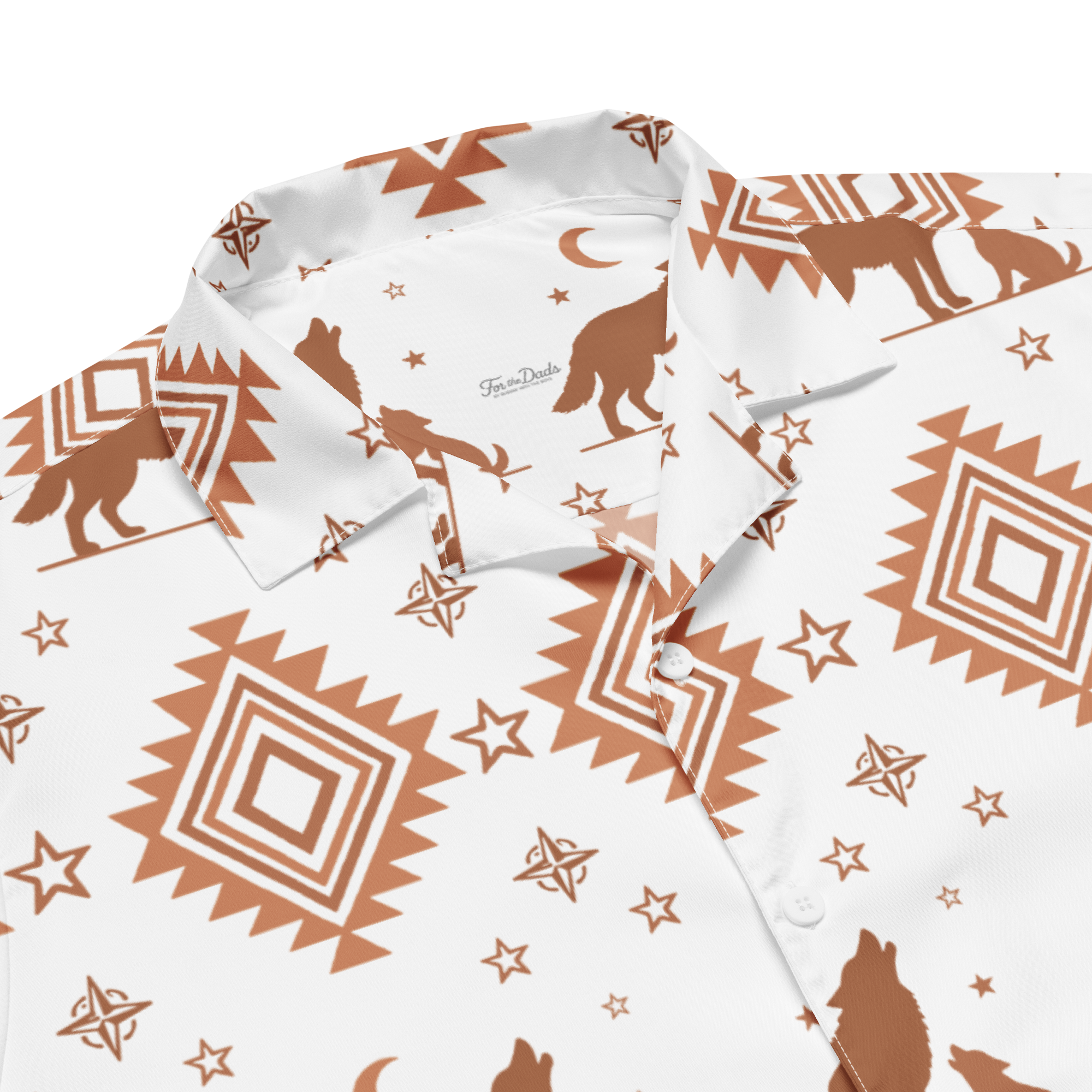 For the Dads Wolf Button Down