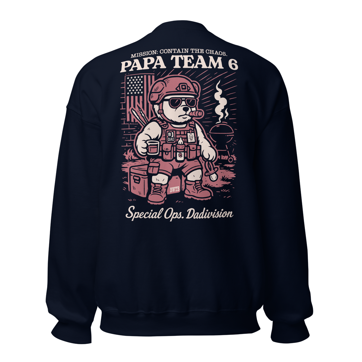 Papa Team 6 Sweatshirt – BUSSIN WITH THE BOYS STORE